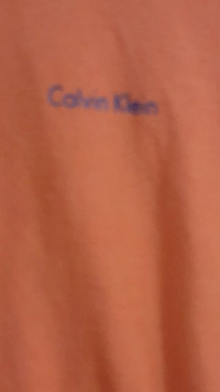 Polo Calvin Klein Talla M Naranja
