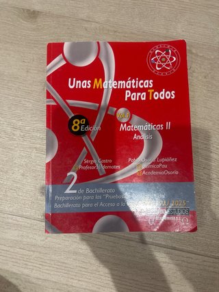 Unas Matemáticas para Todos 8 edición