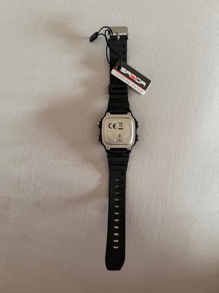 Reloj Samoa Negro y Plateado
