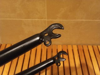 Forcella rigida per ruota 700. Nera. NUOVA