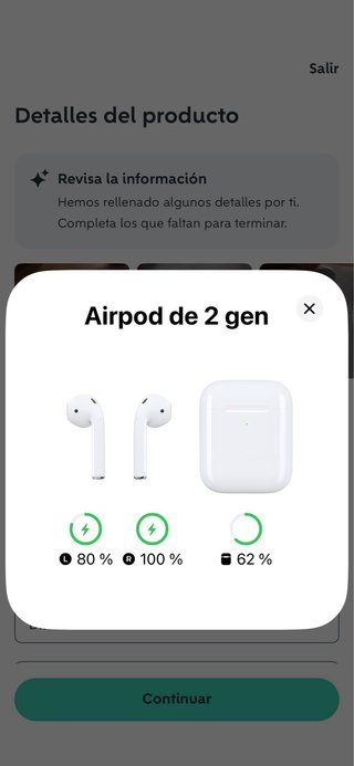 AirPods COPIA MUY REAL a appel tiene carga de ipho