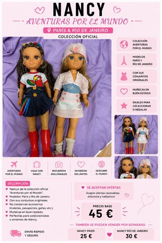 Nancy Aventuras por el Mundo París y Río