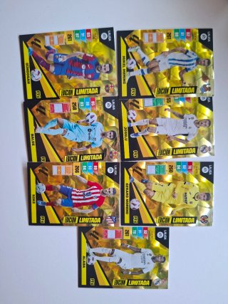 Lote 6 Cromos Adrenalyn LaLiga Edición Limitada