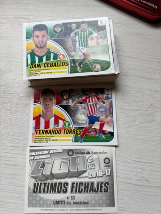 Lote +400 cromos fútbol