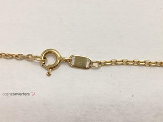 cadena oro 18k 27cm