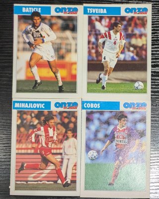 4 Carte Calciatori Onze Mihajlovic Tsveiba Cobos B