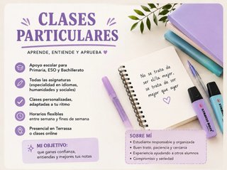 Clases particulares Primaria y ESO Terrassa