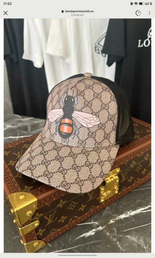 Gorra Gucci Abeja Beige/Marrón