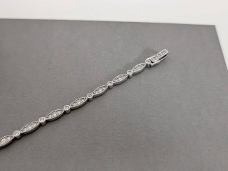 Pulsera de plata con circonitas