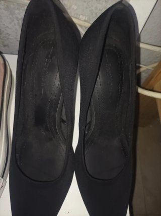 Zapatos de tacón Bershka negros