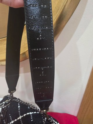 Bolso Carolina Herrera Negro y Blanco