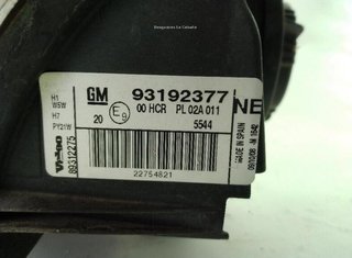 Faro izquierdo opel 23037434 93192377 vectra c gts