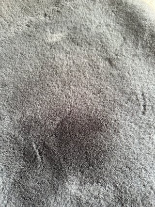 Alfombra Zara Piel Sintética Gris Nueva