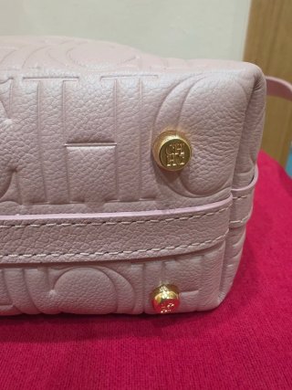 Bolso Piel CH Cadena Dorado Rosa