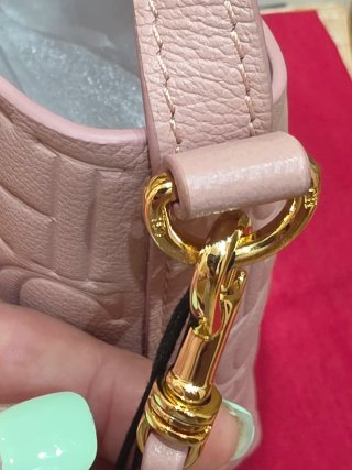 Bolso Piel CH Cadena Dorado Rosa