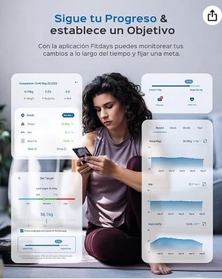Báscula de Baño Digital con Análisis Corporal