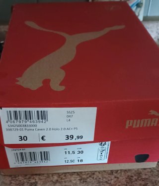 Scarpe Puma Bambina N. 30 Bianche