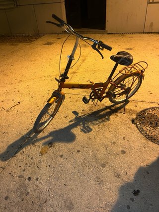 Bicicleta Vintage Dorada