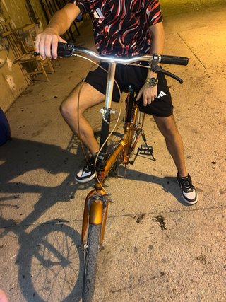 Bicicleta Vintage Dorada