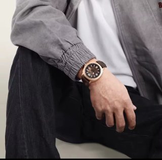 Reloj Naviforce Hombre Marrón y Dorado