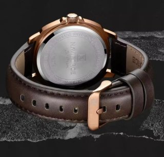 Reloj Naviforce Hombre Marrón y Dorado