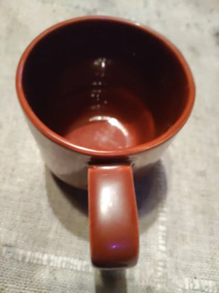 Taza SC Milano cerámica marrón