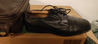Zapatos de vestir de cuero negro
