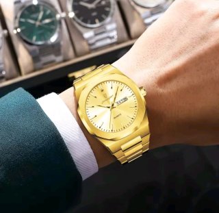 Reloj Poedagar Dorado Hombre