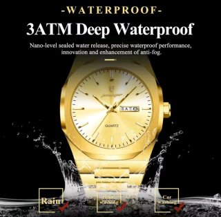 Reloj Poedagar Dorado Hombre