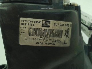 Faro izquierdo seat 22801159 6l1941005m ibiza iii