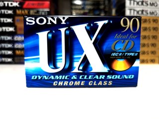 2x Cassetes Sony UX90 Novas e Seladas