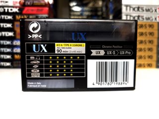 2x Cassetes Sony UX90 Novas e Seladas