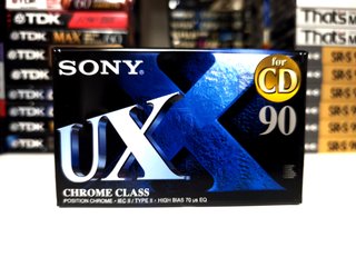 2x Cassetes Sony UX90 Novas e Seladas
