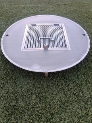 Tapa redonda para pozo o algibe