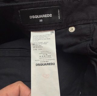 Jeans Dsquared2 neri strappati donna