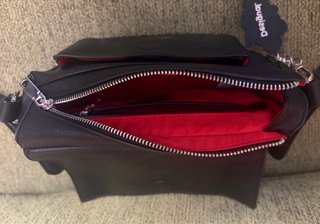 Bolso Desigual Negro Mickey Mouse