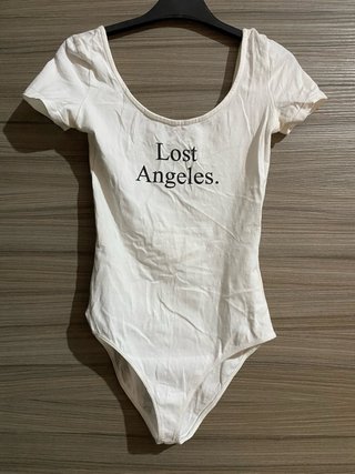 Maglia Body Bershka Bianco Tg. S