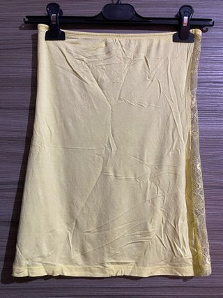 Top fascia Tesenis giallo Tg. S