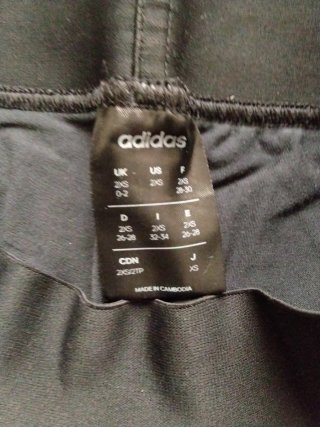 Leggings Adidas 3 Rayas Talla XS