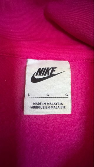 Felpa Nike fucsia oversize L