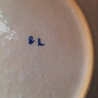 Plato ceramica antiguo de manises como nuevo