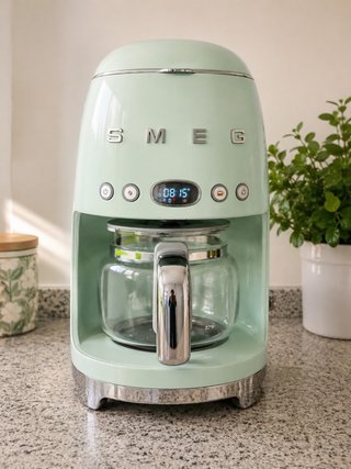 Cafetera SMEG DCF02 Verde Pastel