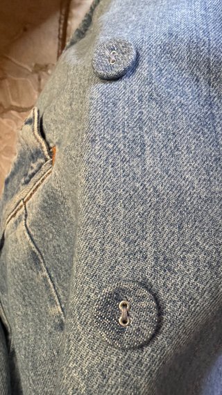 Blazer Zara Jeans Oversize Azzurro M