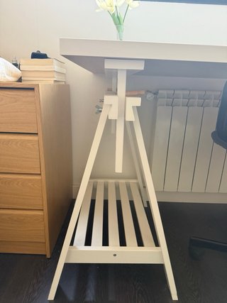 Mesa escritorio madera y metal