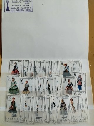 Sellos Trajes Regionales España
