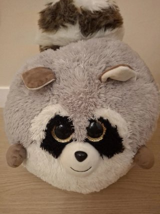 Peluche mapache suave