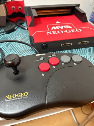 Neo Geo MVS Consolizada + Mando + KOF96 + 161en1