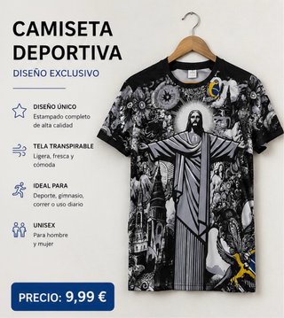 Camiseta Deportiva Diseño Exclusivo