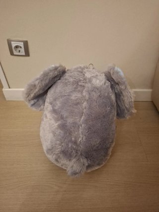 Peluche Elefante Gris y Azul