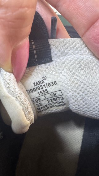 Zara Kids Sneakers Alte Verdi/Bianche Taglia 35